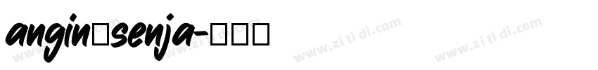 angin senja字体转换